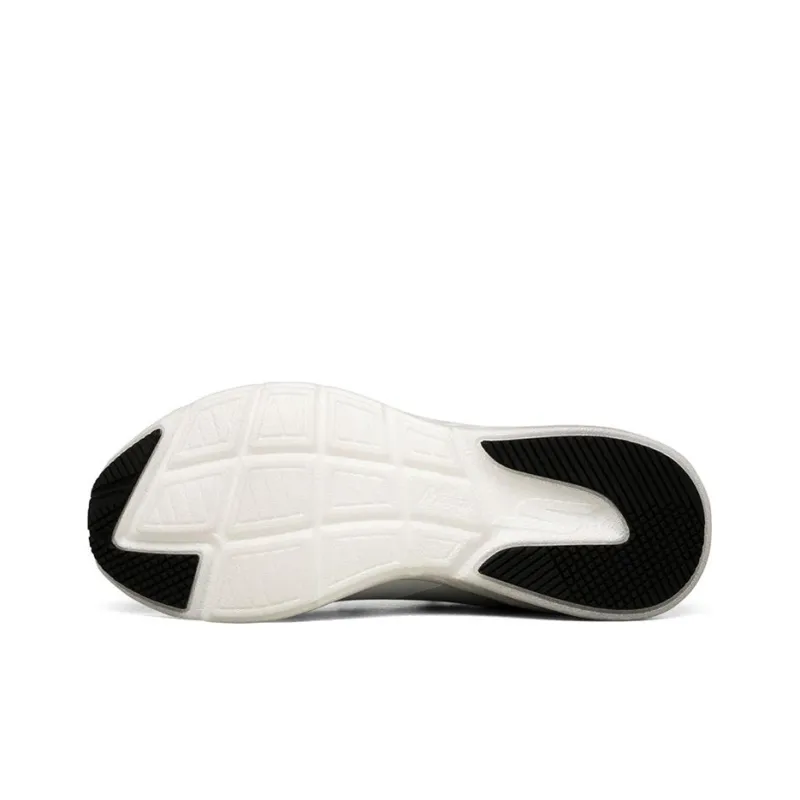 Skechers Go Run Hyper Burst Abrasion Resistant Low Top Running Shoes Men's White Black-4