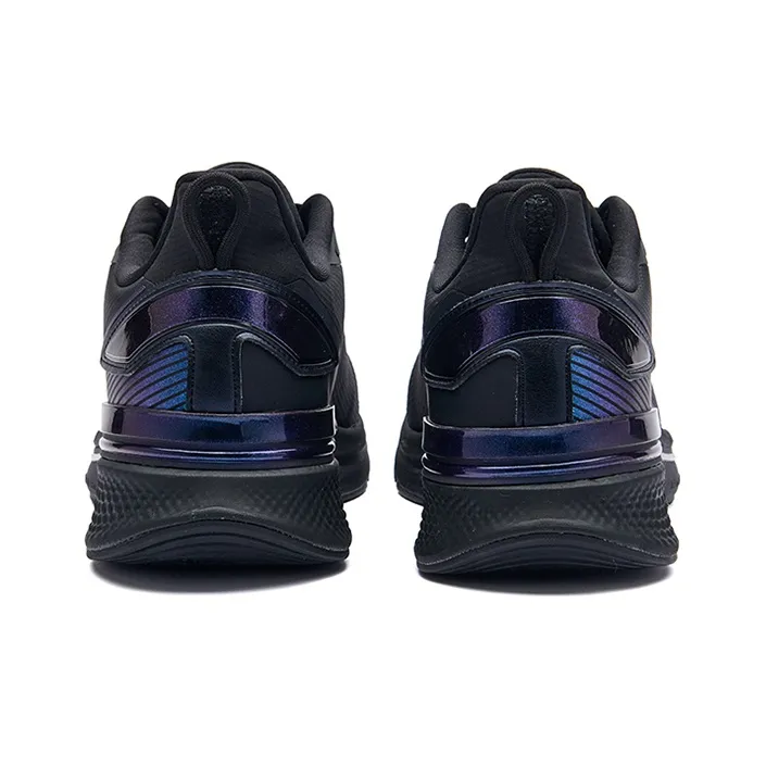 361° Rain Screen 5.0 Cushioning Anti Slip And Wear Resistant Low Top Running Shoes Obsidian Black-3