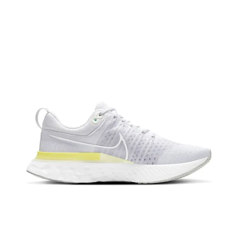 Nike React Infinity Run Flyknit 2 White Light Citron Women's-1
