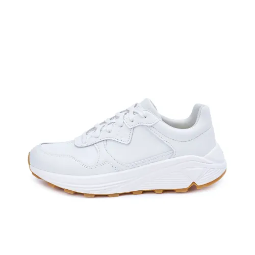 DESCENTE Dualis Urban Commute Cushioned Slip Resistant Abrasion Resistant Low Top Casual Shoes Women's White