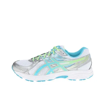 Asics Gel-Contend 2 Wear-Resistant Slip-Resistant Low-Top Running Shoes Women's White Blue