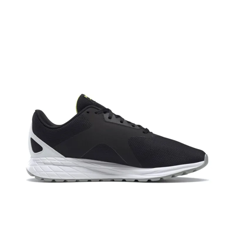 Reebok Liquifect 90 Cushioned Anti-Slip And Wear-Resistant Lightweight Casual Running Shoes Men's Black White-1