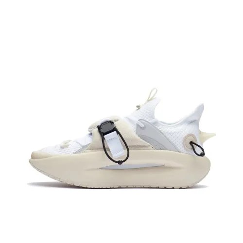 LiNing Cloud Travel 䨻 Cushioned Anti-Slip And Wear-Resistant Lightweight Low-Top Sports Casual Shoes Men
s White