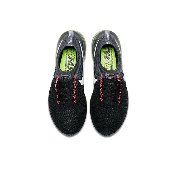 Nike Zoom All Out Flyknit Black White Volt Women's-3