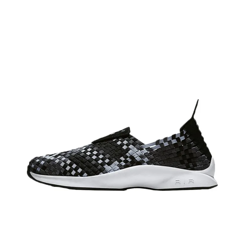 Nike Air Woven Black Retro Knitted White 'Black'-0