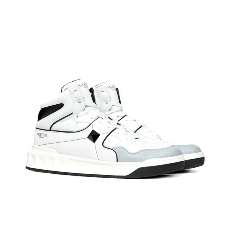 Valentino Garavani One Stud Mid Top Sneakers-2
