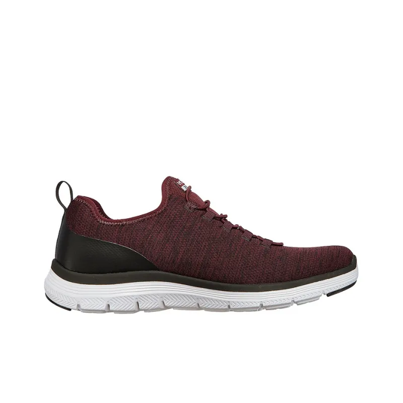 Skechers Flex Advantage 4.0 Contributor Breathable Low-Top Running Shoes Men's Dark Red-1