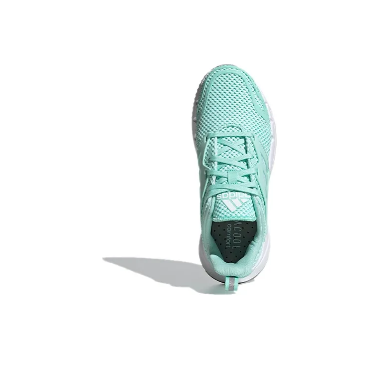 Adidas Ventice Tenis 2.0 Breathable Cushioning Anti-Slip And Wear-Resistant Low-Top Running Shoes Women's Mint Green-4