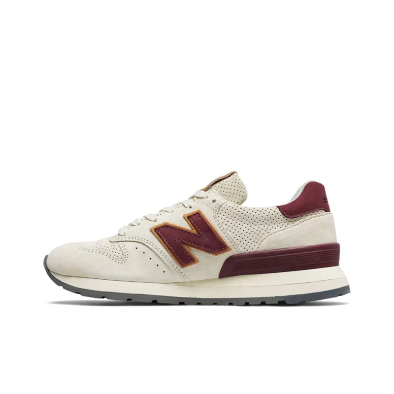 New Balance 995 MiUSA Tan Angora Mercury Red-0