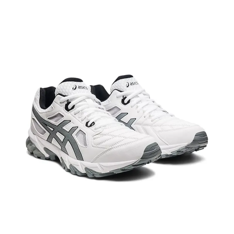 Asics Gel-Trigger 12 Cushioned Slip-Resistant Low-Top Running Shoes Men's White Gray-2