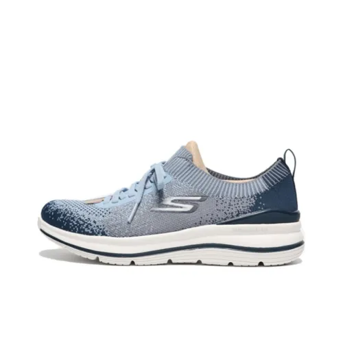Skechers GO WALK Series Running Shoes Women's Low-Top Navy