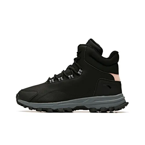 ANTA Hiking / Trekking Shoes Women's High-Top Gray Black