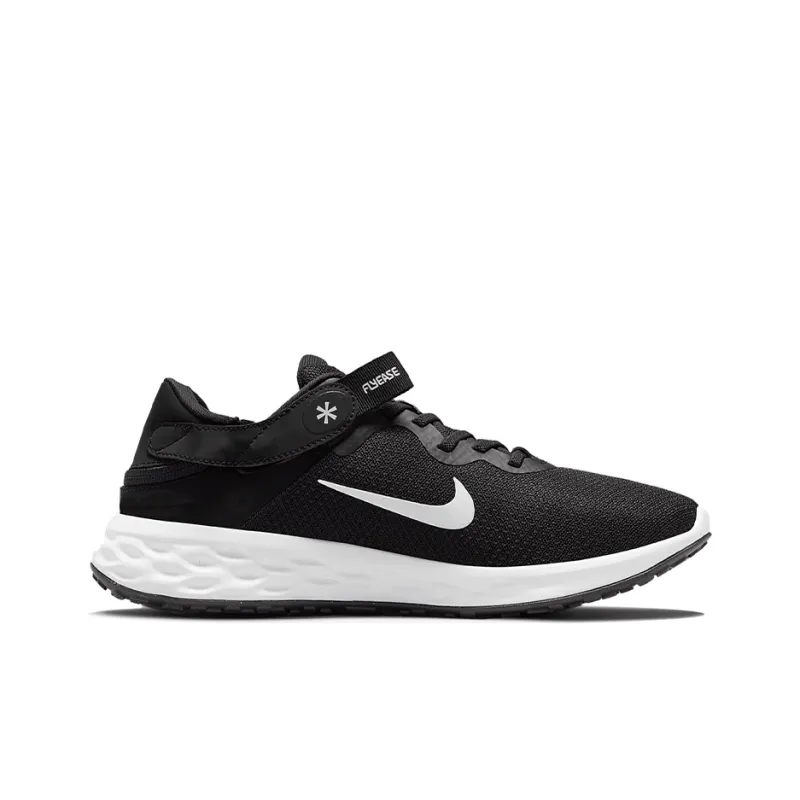 Nike Revolution 6 FlyEase Next Nature 'Black White'-1