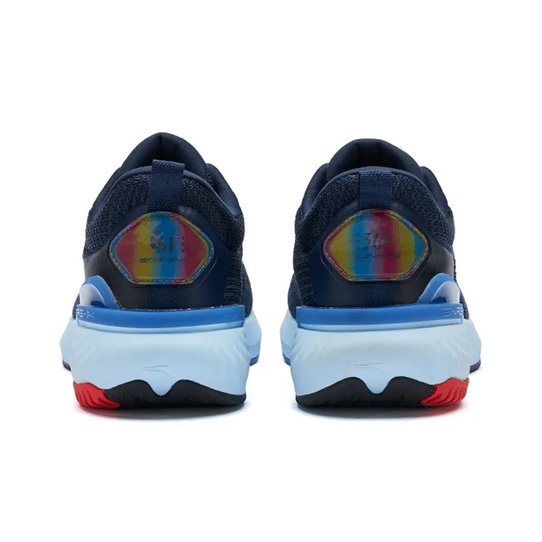 361° Fei Ren Running Shoes Men Low Top Shadow Blue-3