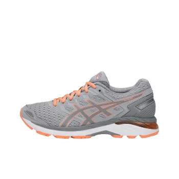 Asics GT-3000 5 Durable Breathable Low-Top Running Shoes Women's Gray Orange D-Width
