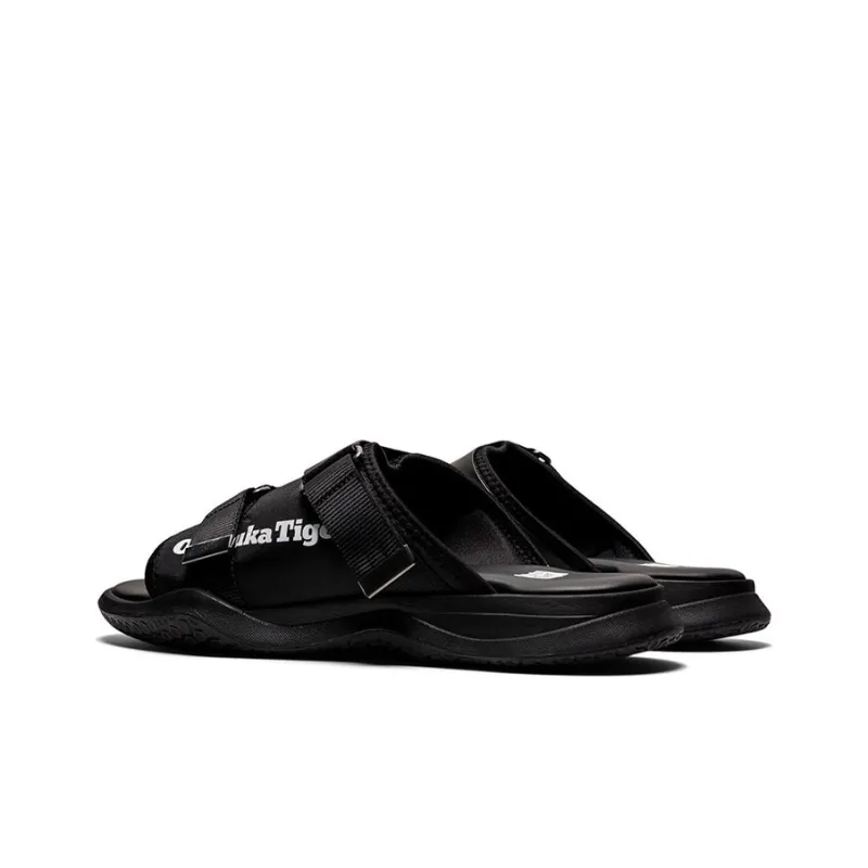 Onitsuka Tiger Ohbori Slider Stylish Sports Black Sandals-3