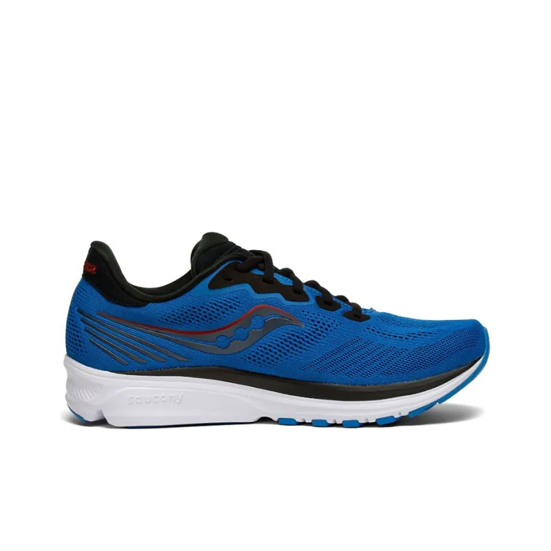 Saucony Ride Yutu 14 Cushioning Anti-Slip And Wear-Resistant Low-Top Running Shoes Men's Blue Black Standard M-1