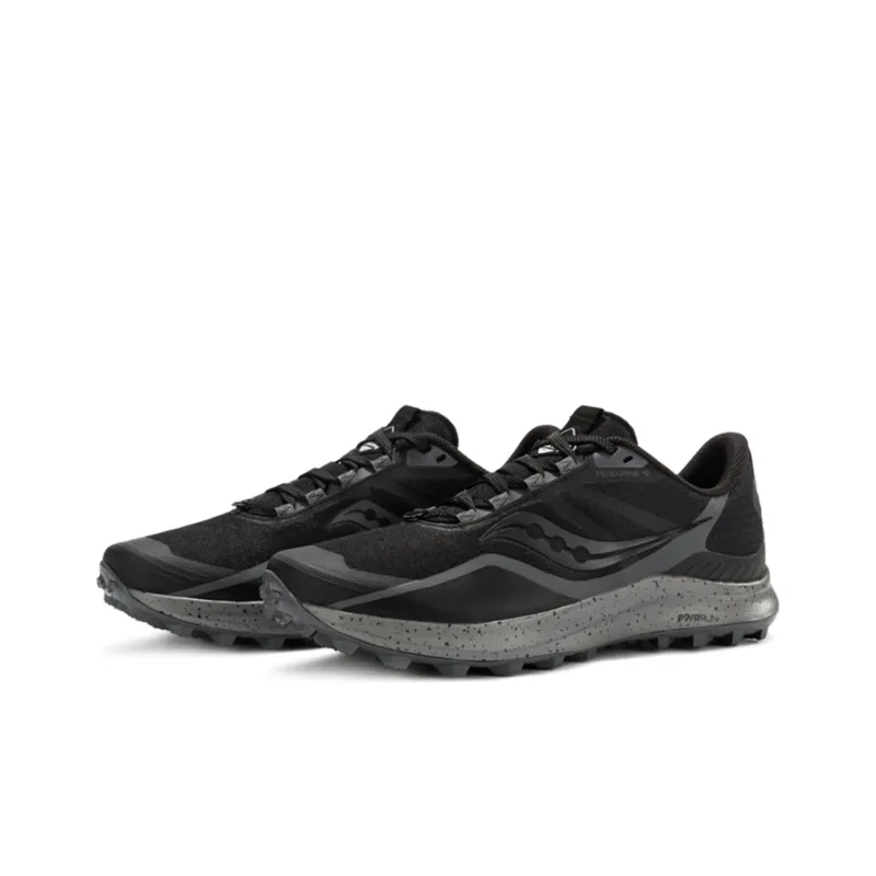 Saucony Peregrine 12 Running Shoes Women's Low Top Dark Gray-2