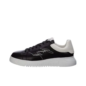 EMPORIO ARMANI Signature Logo Printed Low Top Sneakers
