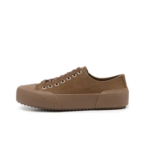 JIL SANDER Skateboard Shoes Women's Low-Top Brown