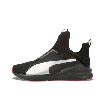 PUMA Fierce Core Anti-Slip Wear-Resistant Low-Top Running Shoes Women's Black Pink