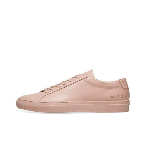 COMMON PROJECTS Skateboard Shoes Men Low-Top Pink