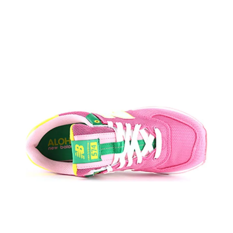 New Balance 574 Sneakers 'Bright Pink Teal' Women's-2