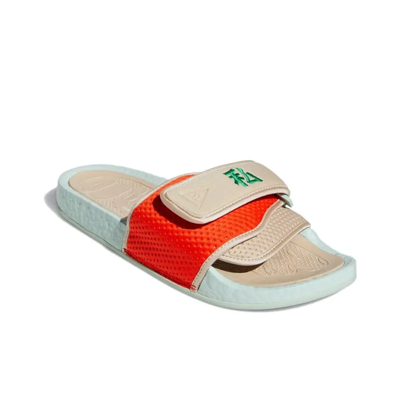 Adidas Pw Boost Slide Pharrell Nigo Friendship Pack Blue Red-2