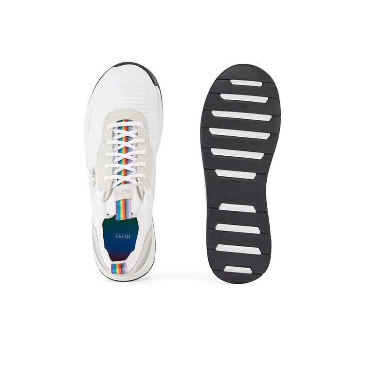 HUGO BOSS Low Top Athletic Shoes Men's White-3