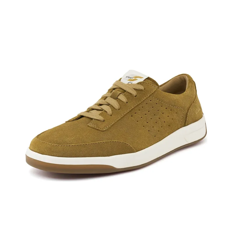 Clarks Casual Shoes Men Low Top Tan-2