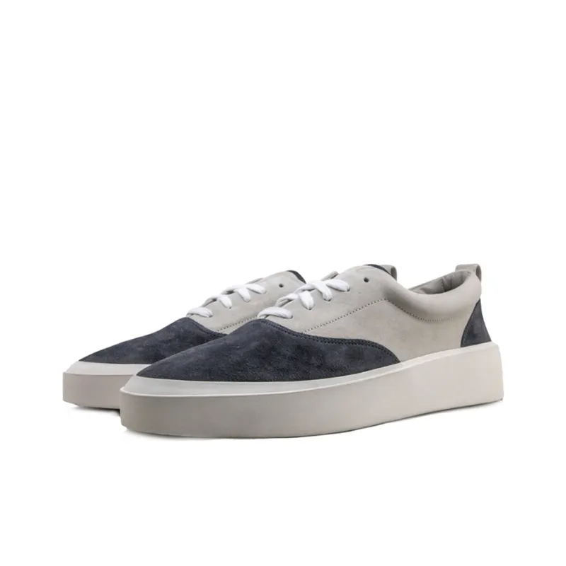 Fear Of God Main Line 101 Lace Up FOG Stylish Skateboarding Shoes Men's Black Gray-2