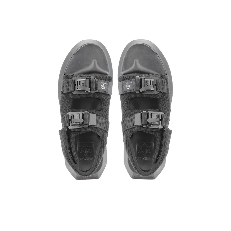 NORVINCY Street Magnetic Buckle Hook and Loop Trendy Beach Sandals-2