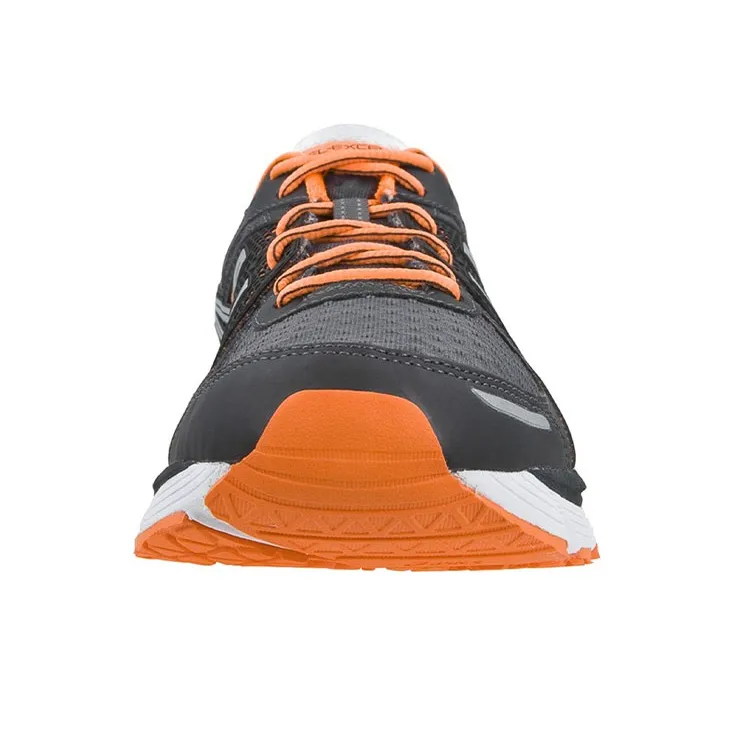 Asics Gel-Excel 33 Durable Breathable Lightweight Low-Top Running Shoes Men's Gray Orange-1