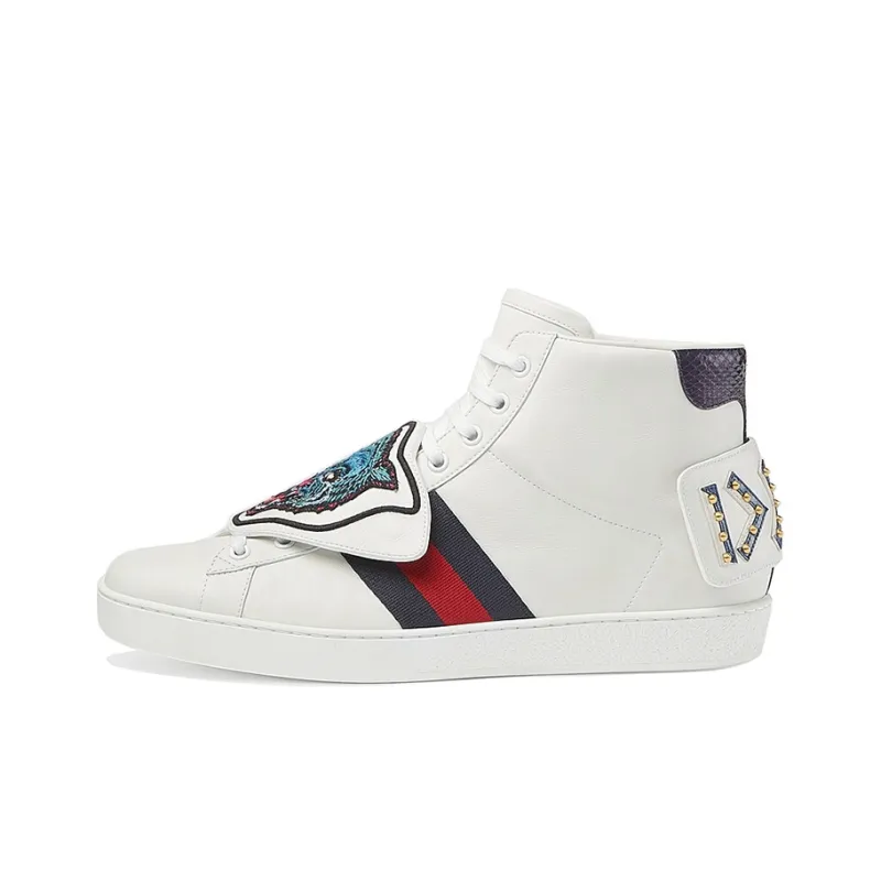 GUCCI Ace High 'Removable Patches White'-0