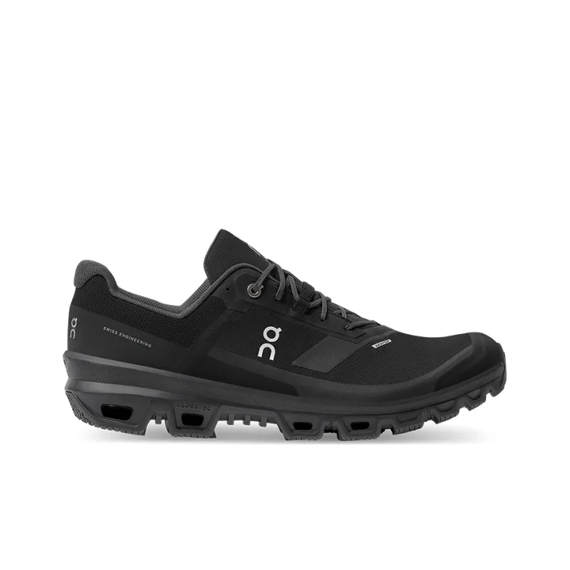 On Running Cloudventure Waterproof Black-1