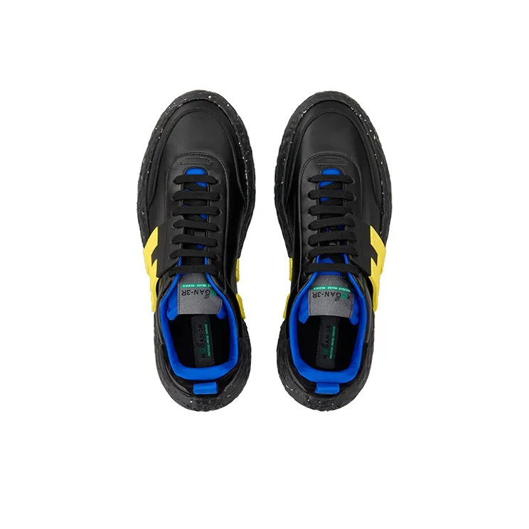 HOGAN 3R Shock Absorbers With Slip Resistant And Abrasion Resistant Properties Low Top Casual Shoes Men's Black-4