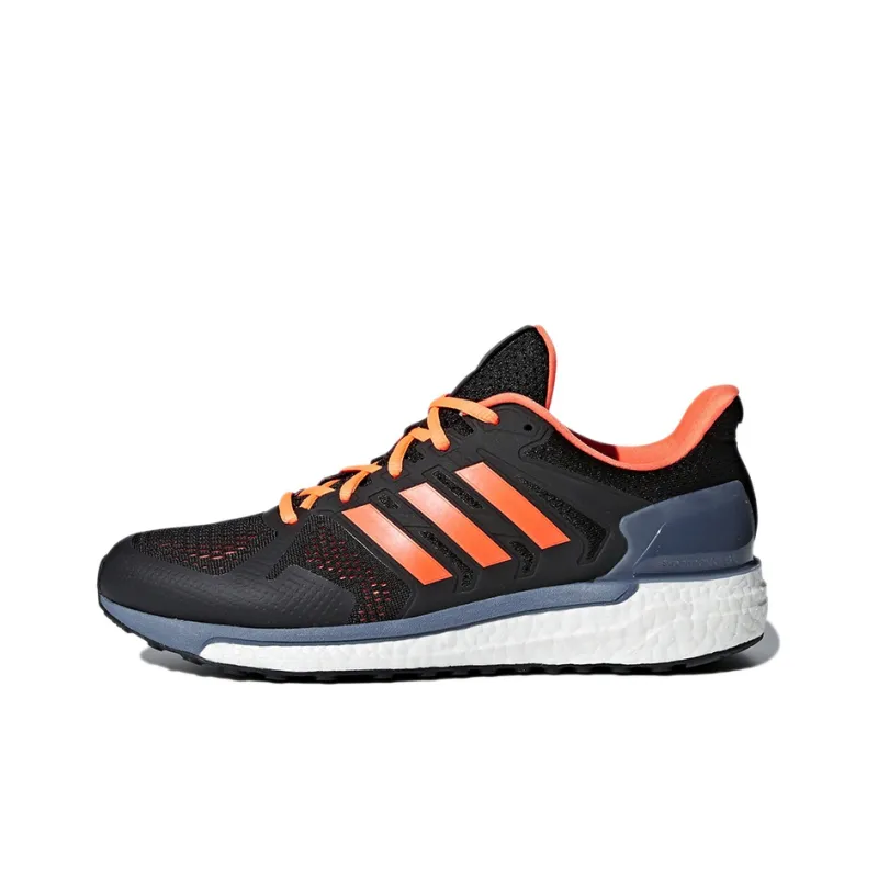 Adidas Supernova Series Running Shoes Men Low-Top Black/Orange-0