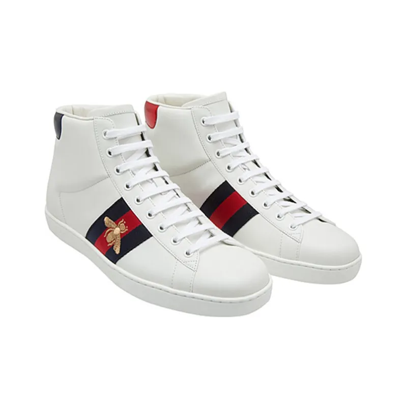 GUCCI Ace Leather High-3