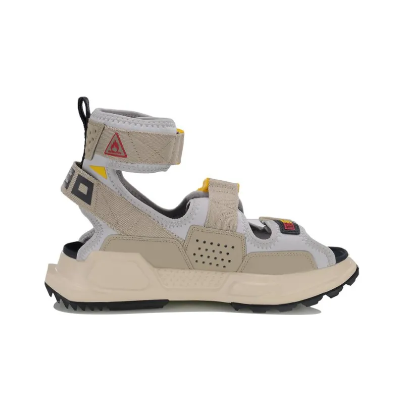 LINING Reburn Beach Sandals Unisex Gray/Yellow-1