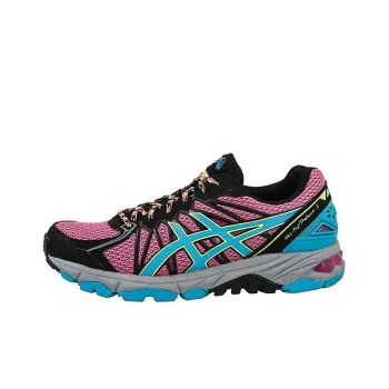 Asics GEL-FujiTrabuco 7 Wear-resistant And Lightweight Low-Top Running Shoes Women's Purple Blue