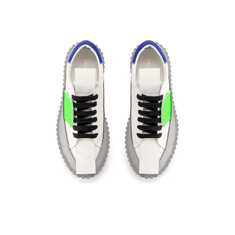 CHOCO CONCERT Stylish Skateboarding Shoes Unisex Neon White-2