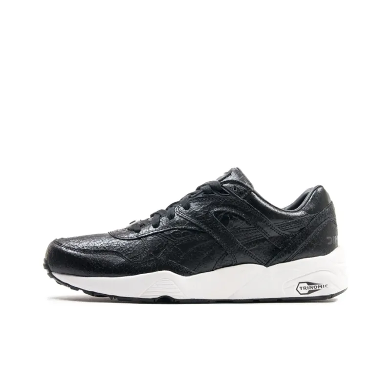 PUMA R698 Trinomic Crckl 'Black White'-0