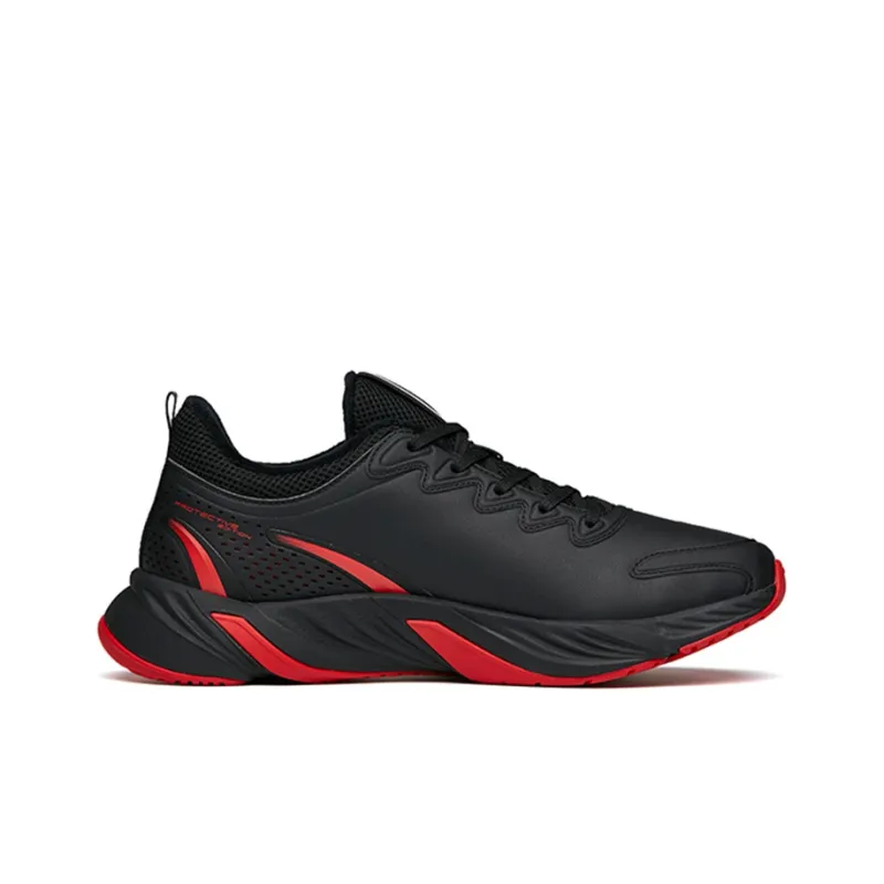 Anta Running Collection Lightweight Low Top Running Shoes Men's Black Red-1