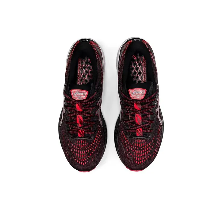 Asics Gel Kayano 28 Black Electric Red-2