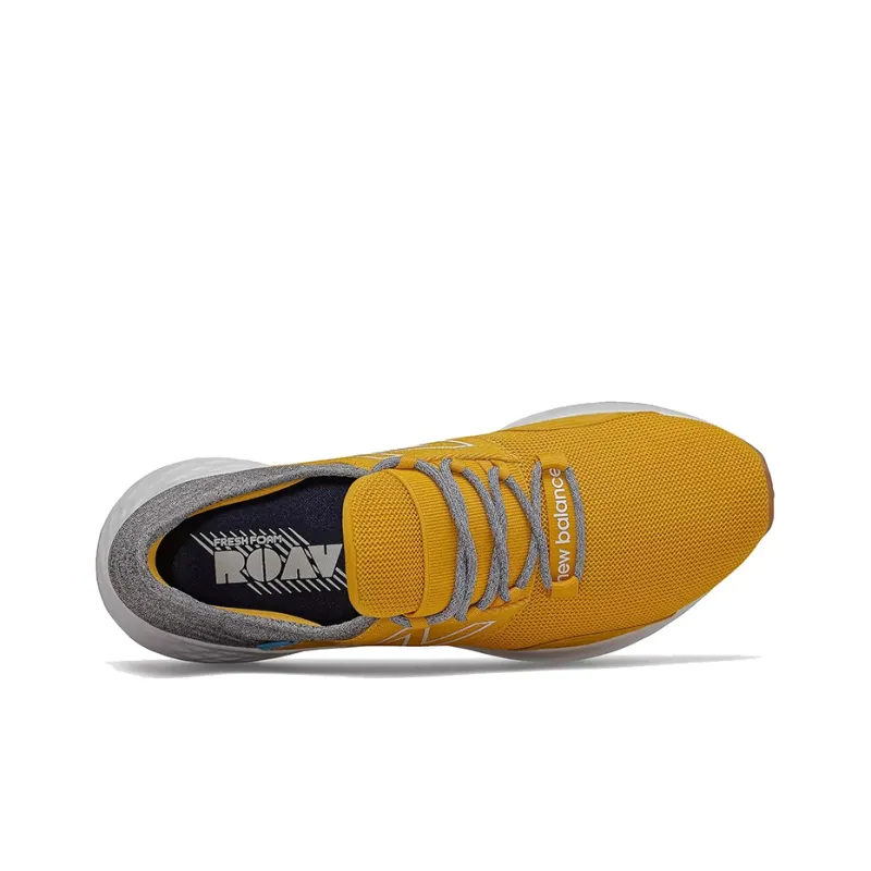 New Balance NB Fresh Foam Series Running Shoes Men Low-Top Yellow/Gray/White-2