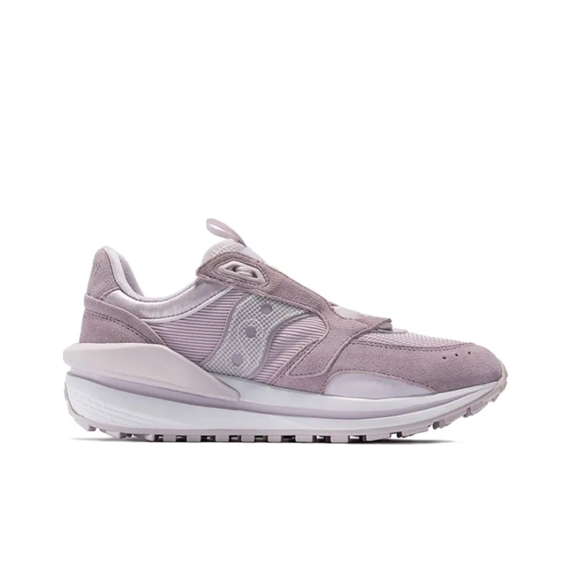 Saucony Jazz Cushioning Anti Slip Wear Resistant Breathability Low Top Running Shoes Women's Pink-1