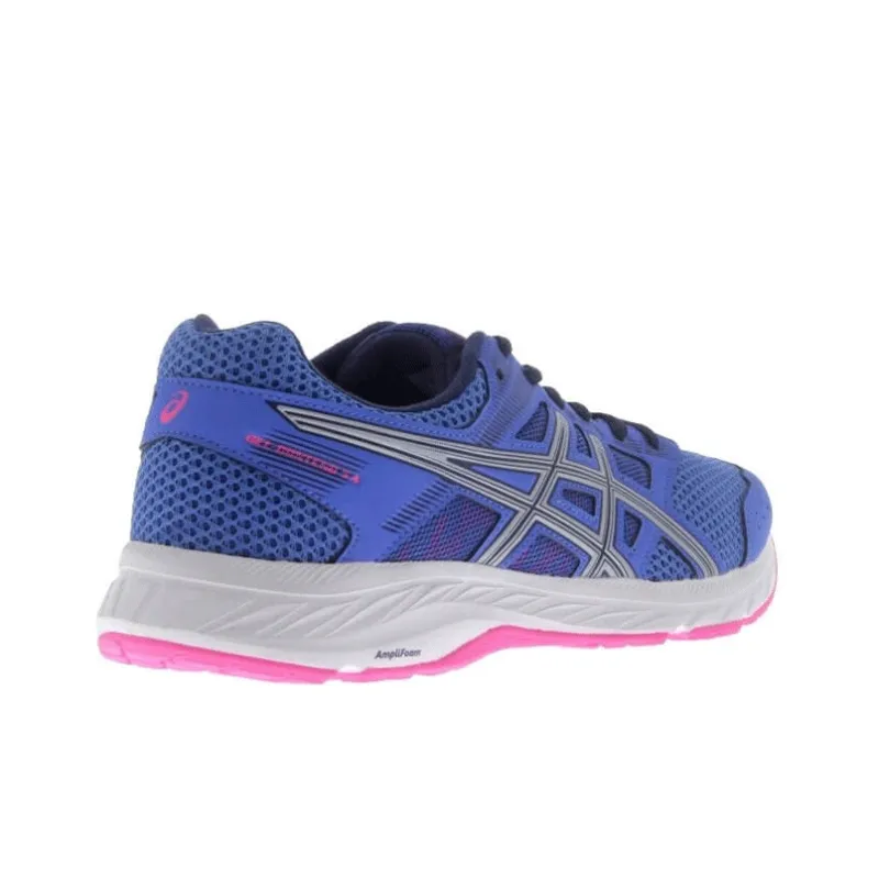 Asics Gel-Contend 5 Durable Breathable Low-Top Running Shoes Women's Blue Silver-2