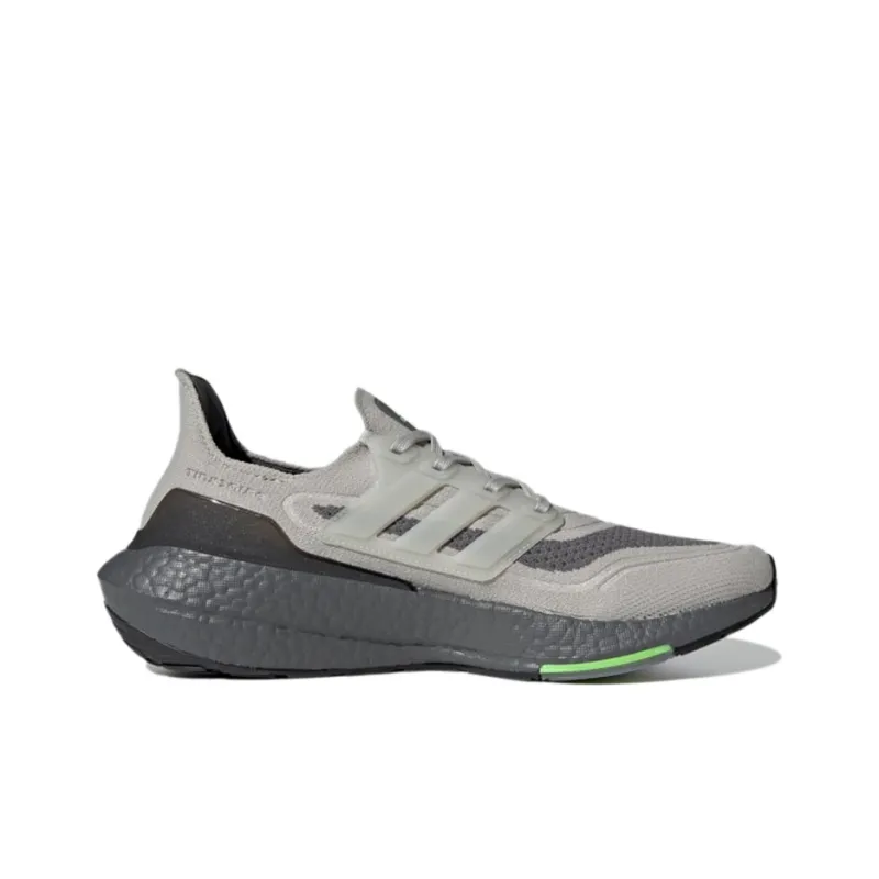 Adidas Ultra Boost 21 Metal Grey Signal Green-1