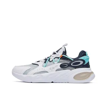 361° Dragon Eye 2.0 Slip Resistant Breathable Lightweight Low Top Casual Shoes Men's White Blue