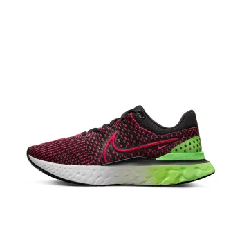 Nike React Infinity Run Flyknit 3 Green Strike Team Red